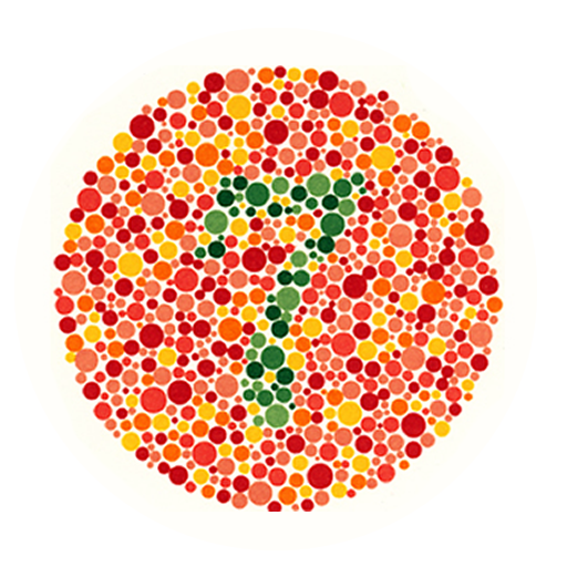 Ishihara renk görme testi örneği